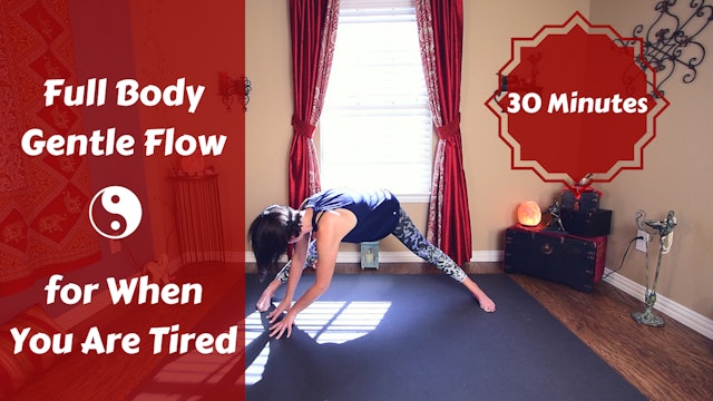 Full Body Gentle Yoga Flow for When You Are Tired 