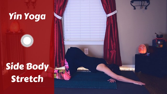Yin Yoga Deep Side Body Stretch for Obliques, IT Bands, Hips