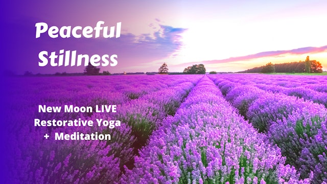 Peaceful Stillness | New Moon LIVE Restorative Yoga