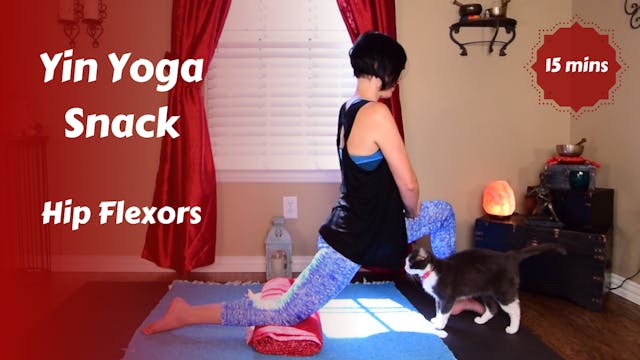 Yin Yoga Snack for Hips, Hip Flexors ...