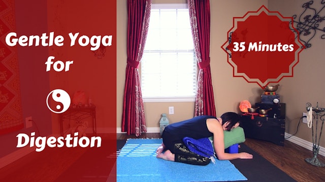 Gentle Restorative Yoga for Digestion | Yoga for Bloating & Cramps