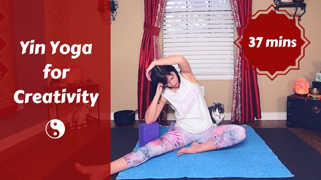 Yin Yoga for Creativity | Sacral, Heart & Throat Chakras