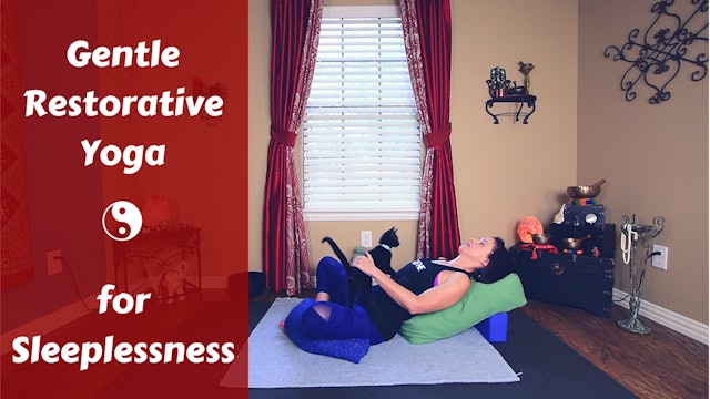 Restorative Yoga for Insomnia, Sleeplessness & Stress