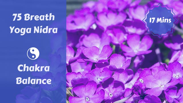 75 Breath Yoga Nidra | Chakra Balancing