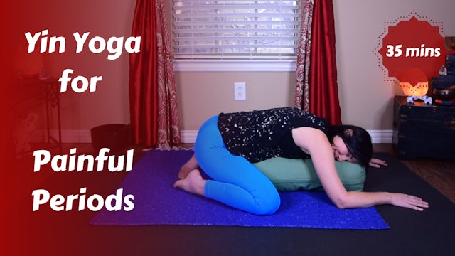 Yin Yoga for Dysmenorrhea, Fibroids, Cramps & Pelvic Pain