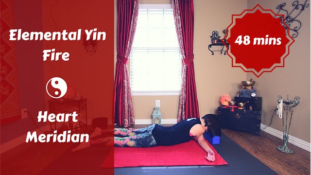 Elemental Yin Yoga Fire | Heart Meridian | Summer