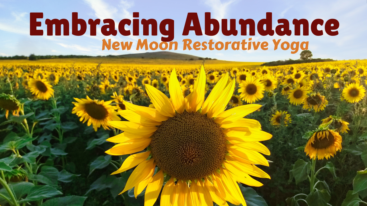 Embracing Abundance | New Moon Restorative Yoga