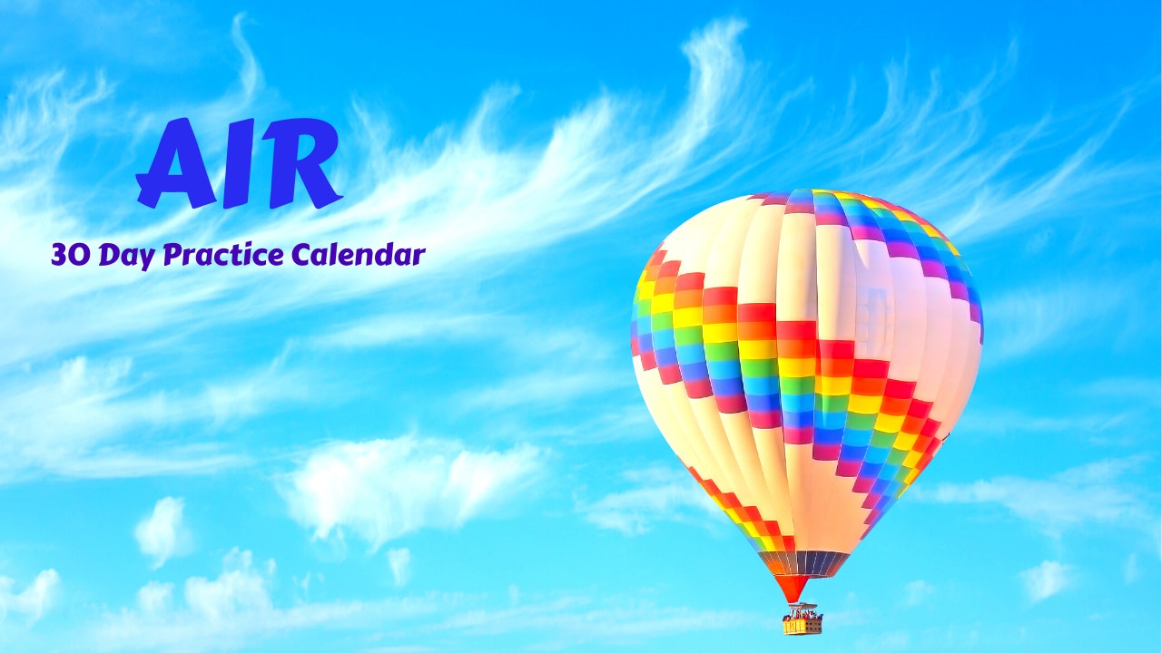 AIR | 30 Day Practice Calendar | April '22