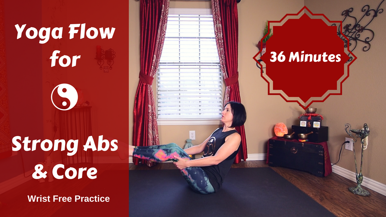 Wrist Free (options) Slow Flow Yoga for Core & Ab Strength