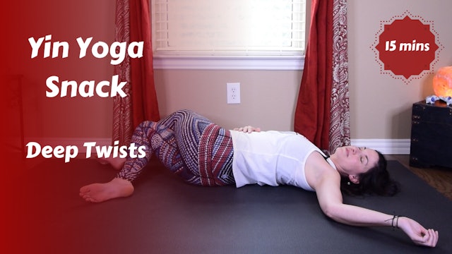Get Twisty Yin Yoga Snack | Digestive Boost | Detox
