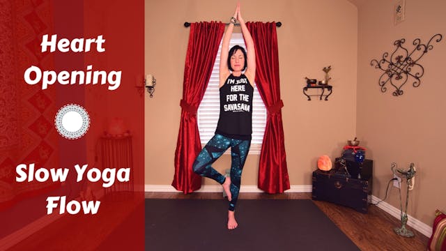 💕 Heart Opening Slow Flow Yoga | Feel...