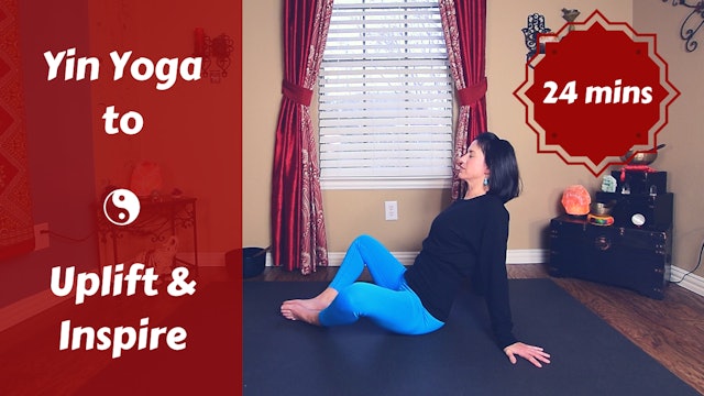 Yin Yoga for an Uplifting Day | Heart Chakra | Prop Free