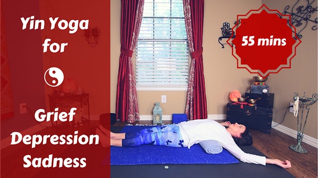 Yin Yoga 4 Grief, Depression, Sadness |Heart Focus