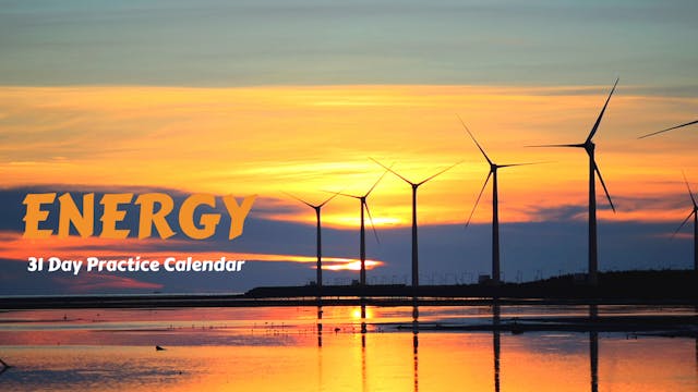 ENERGY | 31 Day Practice Calendar | Mar. '22