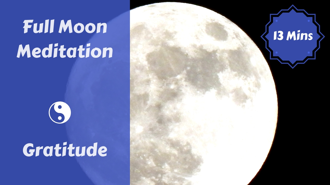 Full Moon Meditation + Journaling | Gratitude