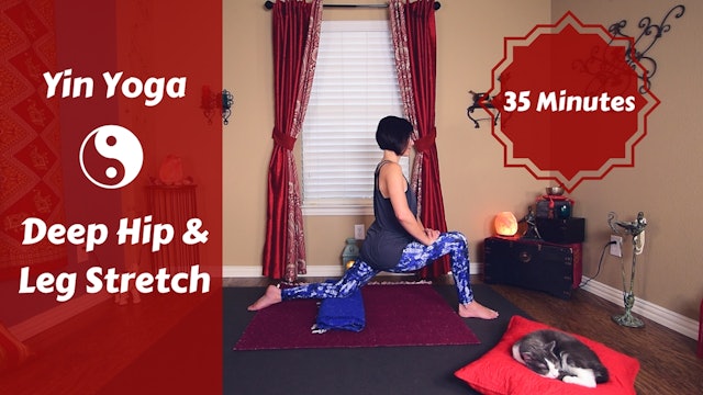 Yin AM:  Yin Yoga for Thighs, Hips & Legs | Deep Stretch