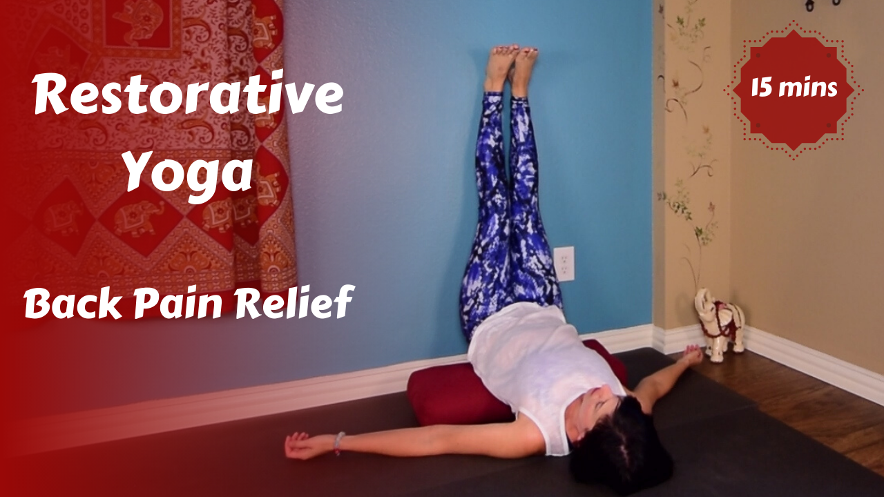 Restorative Yoga Snack for Back Pain Relief
