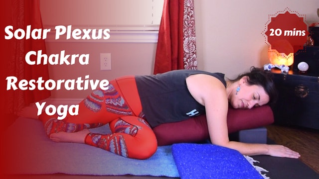 Solar Plexus Chakra Restorative Yoga Snack
