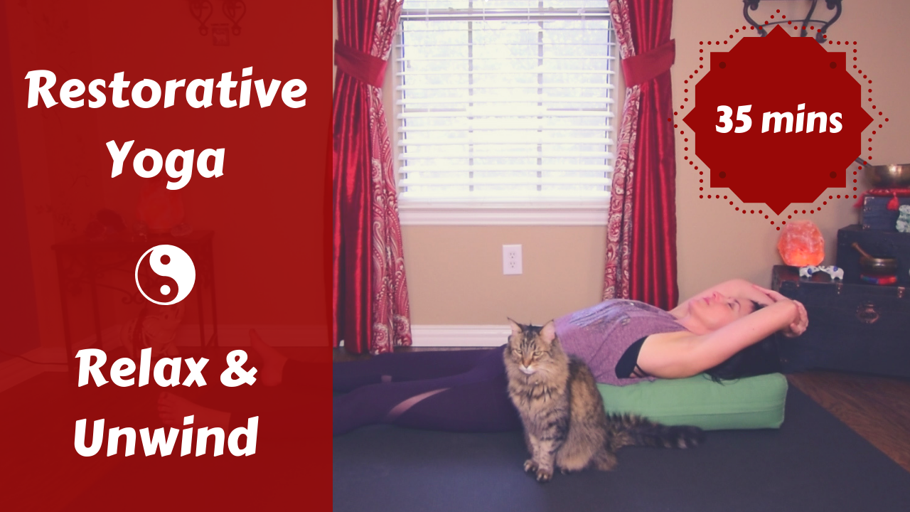 Restorative Yoga to Relax & Unwind | Evening Transition
