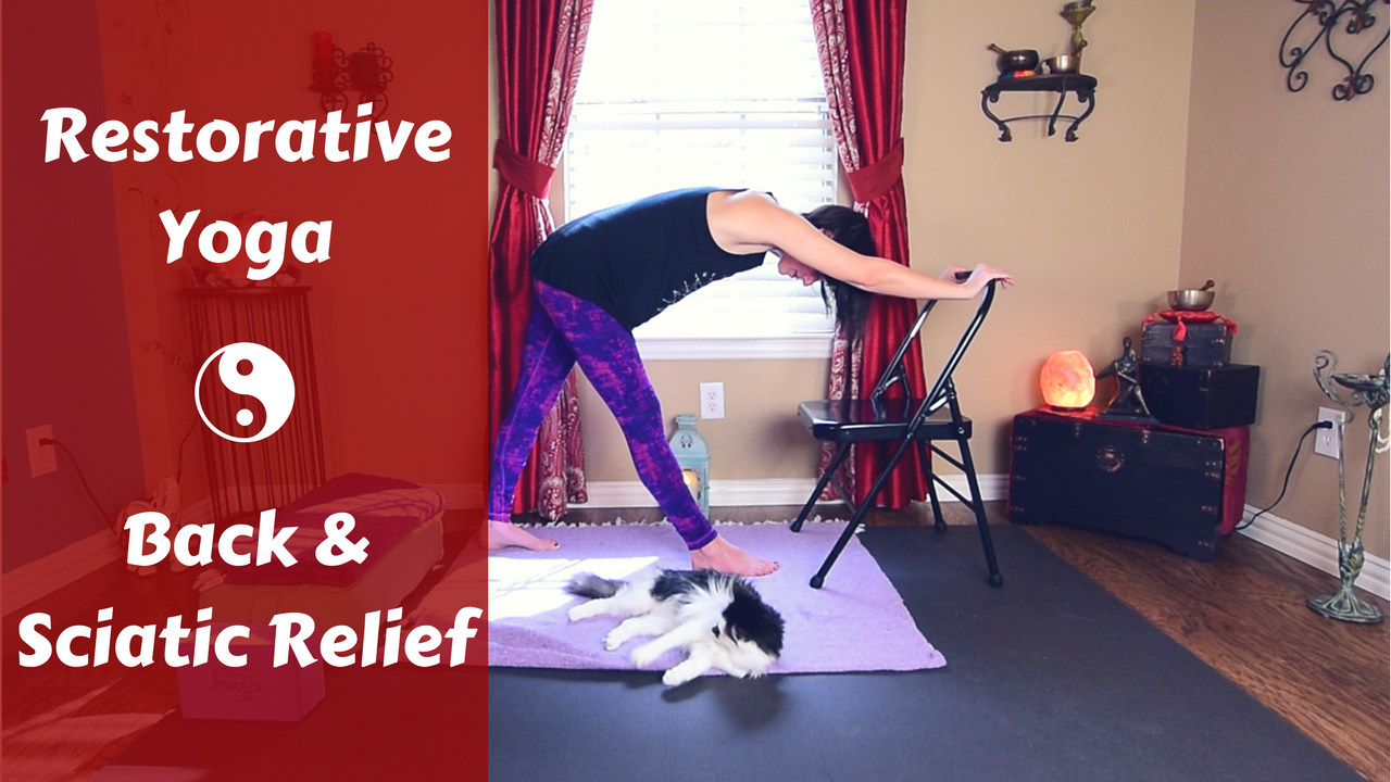 Restorative Yoga for Lower Back Pain & Sciatica