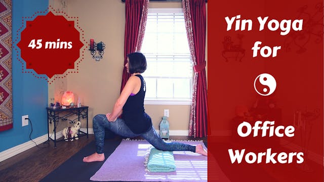 Yin Yoga for Office Workers | Full Bo...