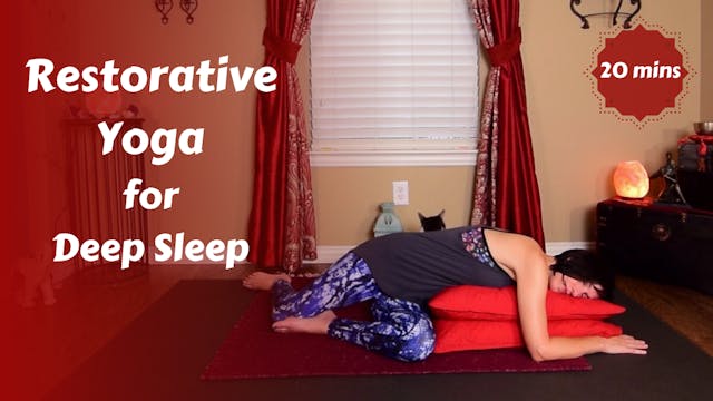 Restorative Yoga Snack for Deep Sleep