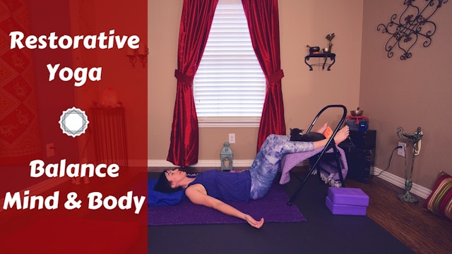Gentle Restorative Yoga to Balance Mind & Body | Yoga for Grounding