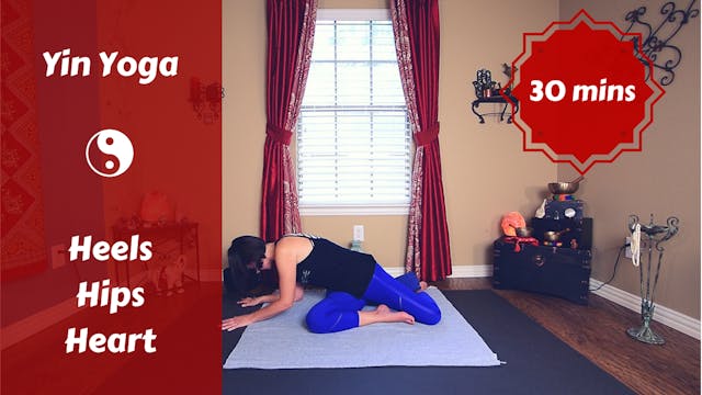 Yin Yoga Heels Hips Heart | Full Body...