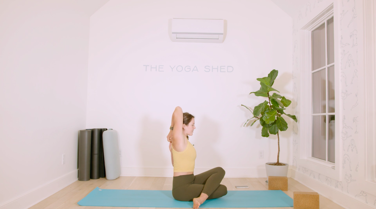 39 Minute Heart and Hips: Cow Face Pose