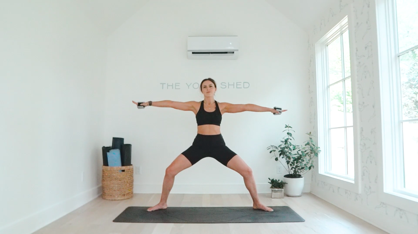 15 Minute Pilates Yoga Fusion (PiYo)—Arms, Abs, and A**