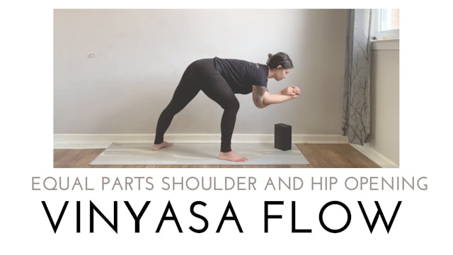 Equal Parts Shoulder and Hip Opening Vinyasa Flow