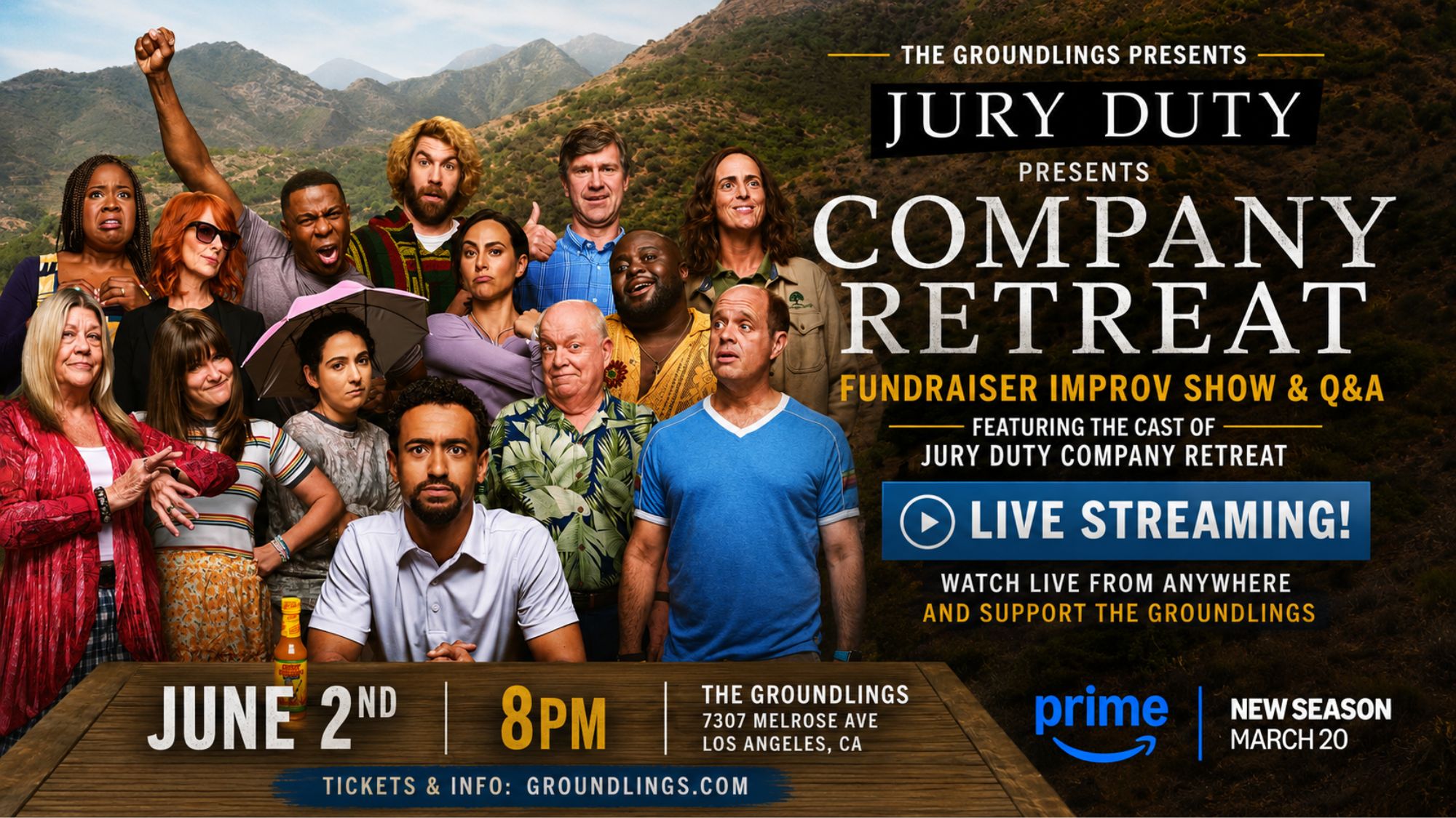 The Groundlings Present: Jury Duty Presents Company Retreat