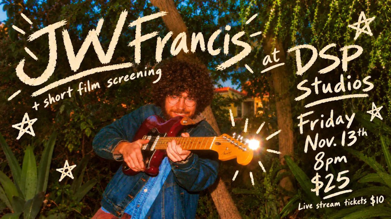 JW Francis: Live Show & Short Film Screening 11.13