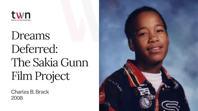Dreams Deferred: The Sakia Gunn Film Project - Film - Home Streaming