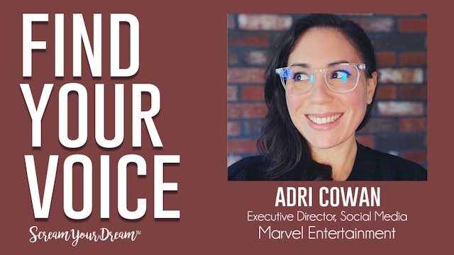 Career Connection with Adri Cowan, Marvel Entertainment