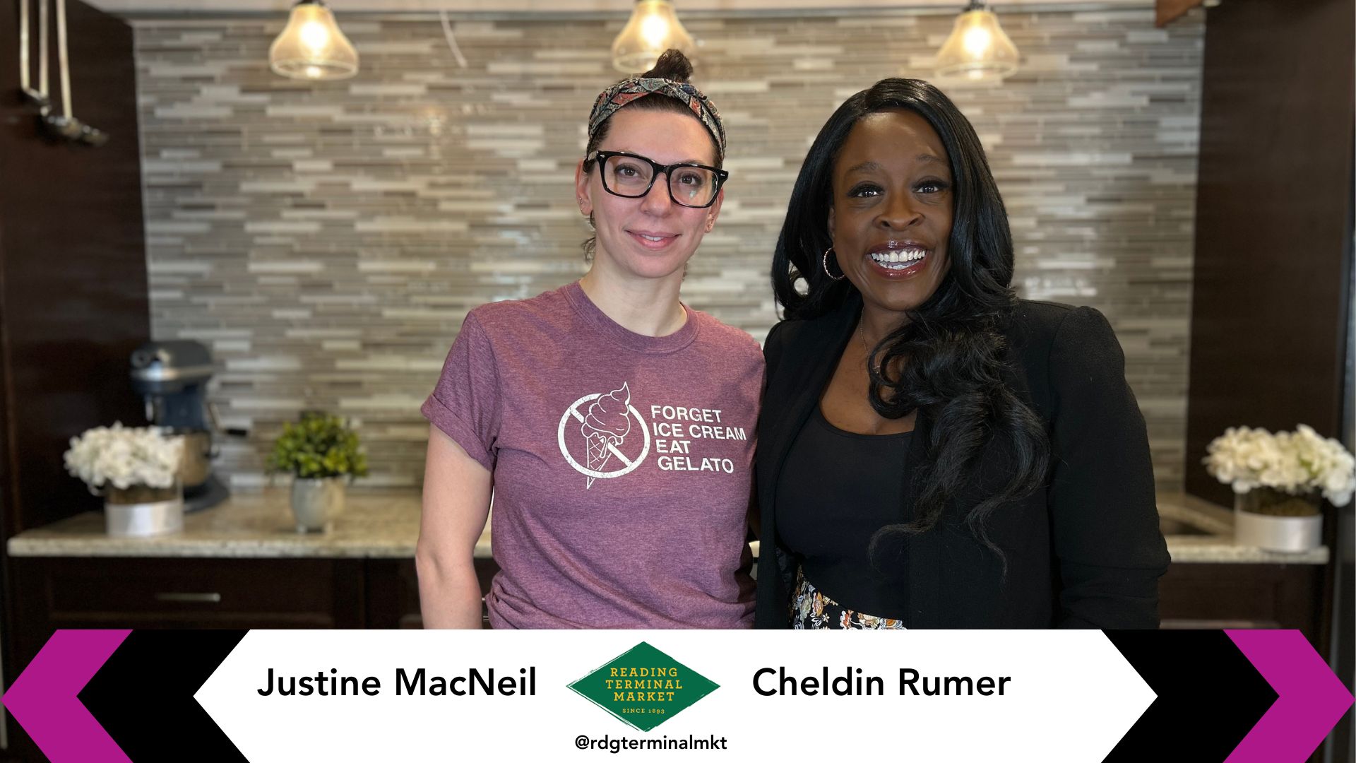 Justine MacNeil at The Reading Terminal Market 