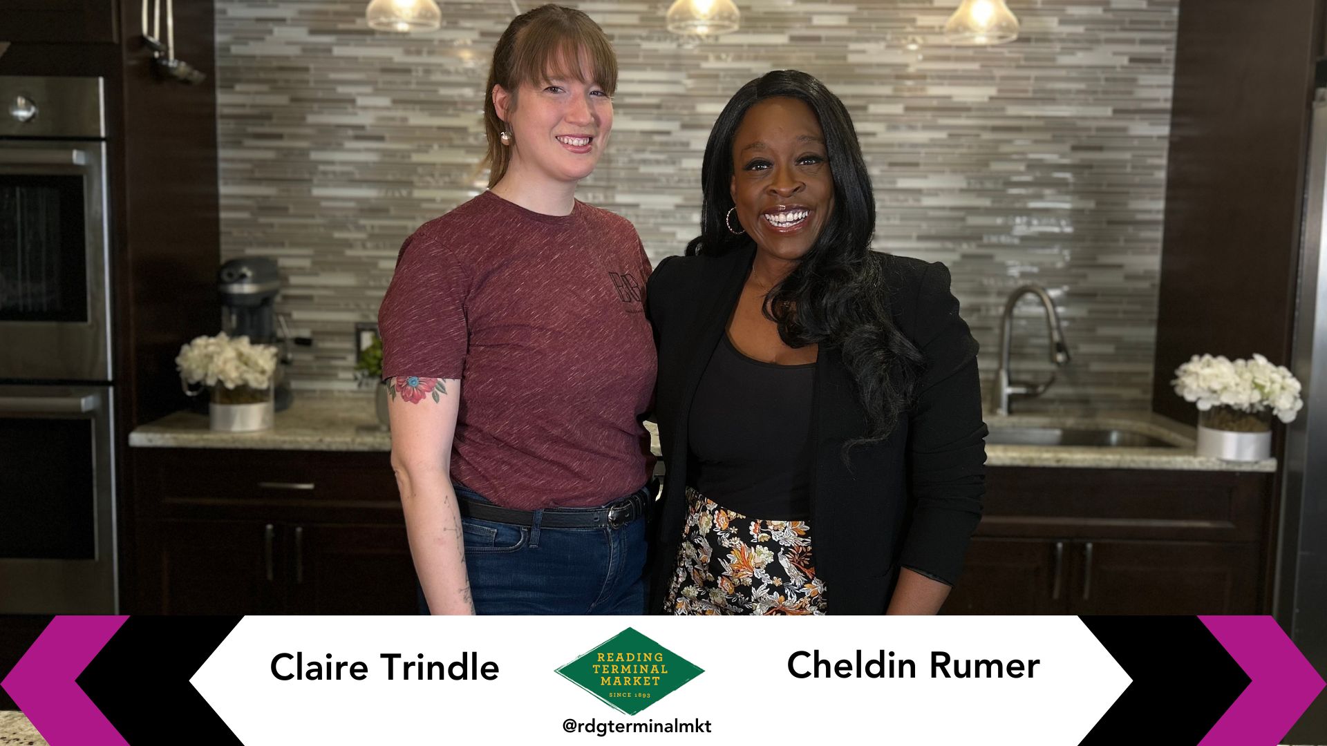 Claire Trindle at The Reading Terminal Market 