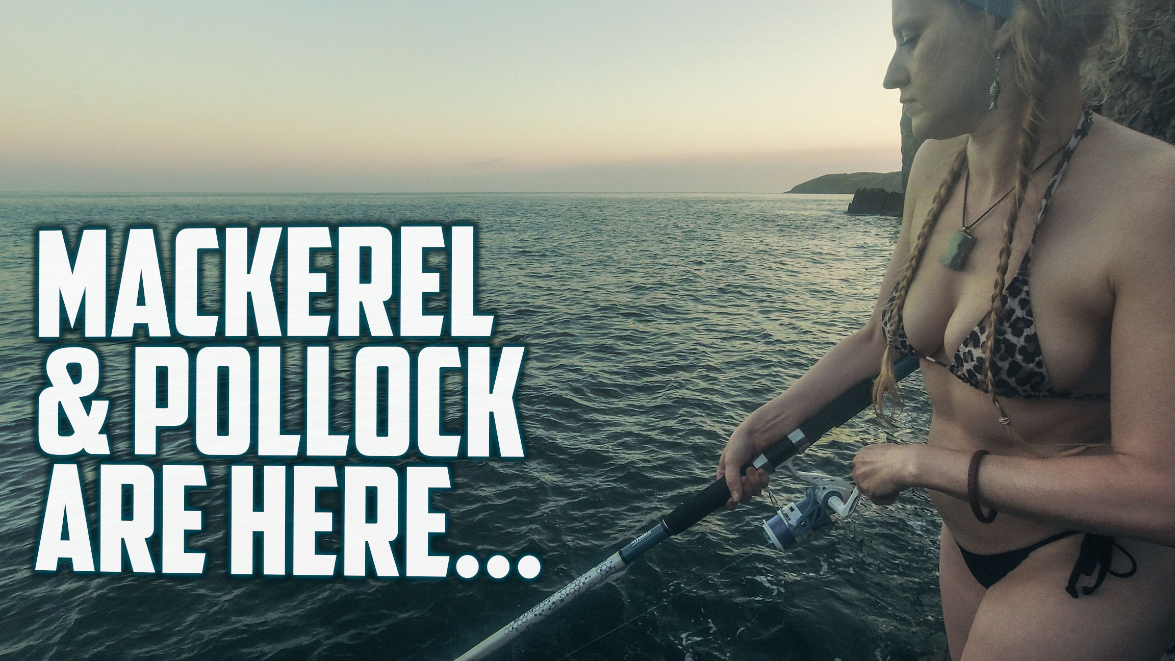 MACKEREL (AND POLLOCK) ARE HERE (UNCENSORED)  - NKD FISHING