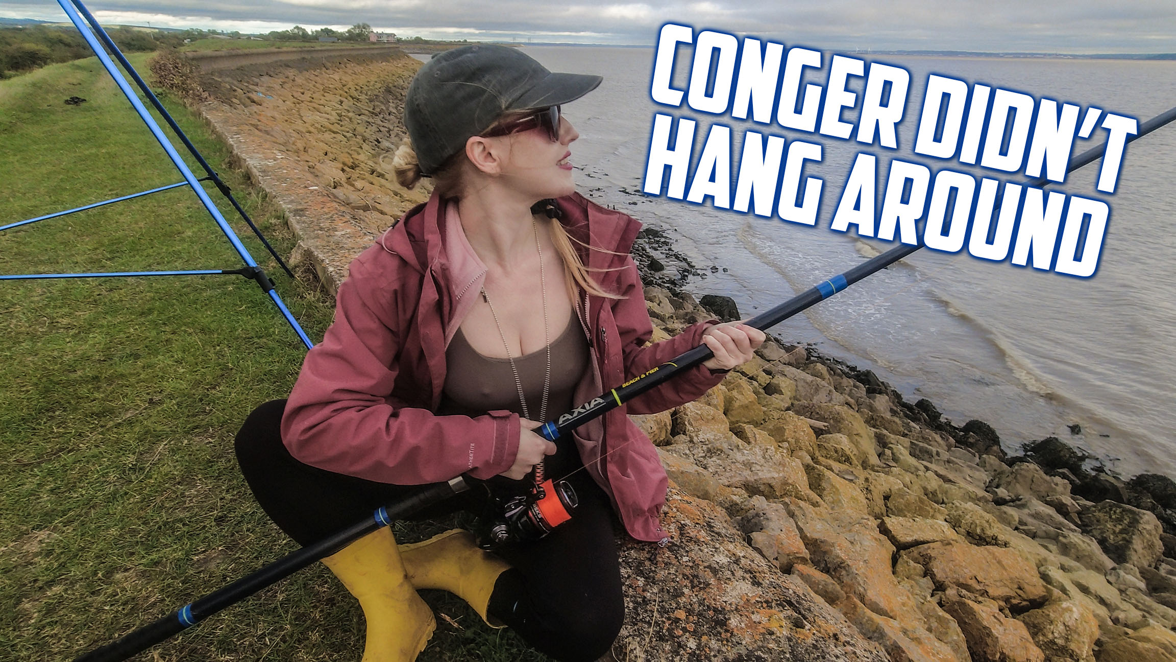 CONGER DIDN'T HANG AROUND - NKD FISHING