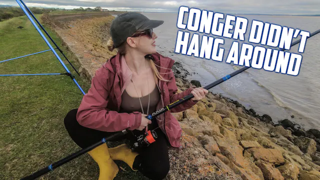 CONGER DIDN'T HANG AROUND - NKD FISHING