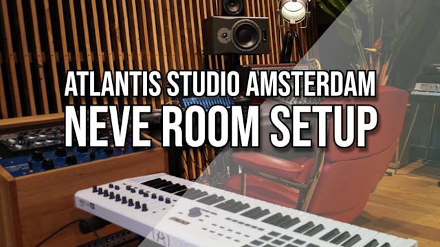 Atlantis Studio Neve room setup