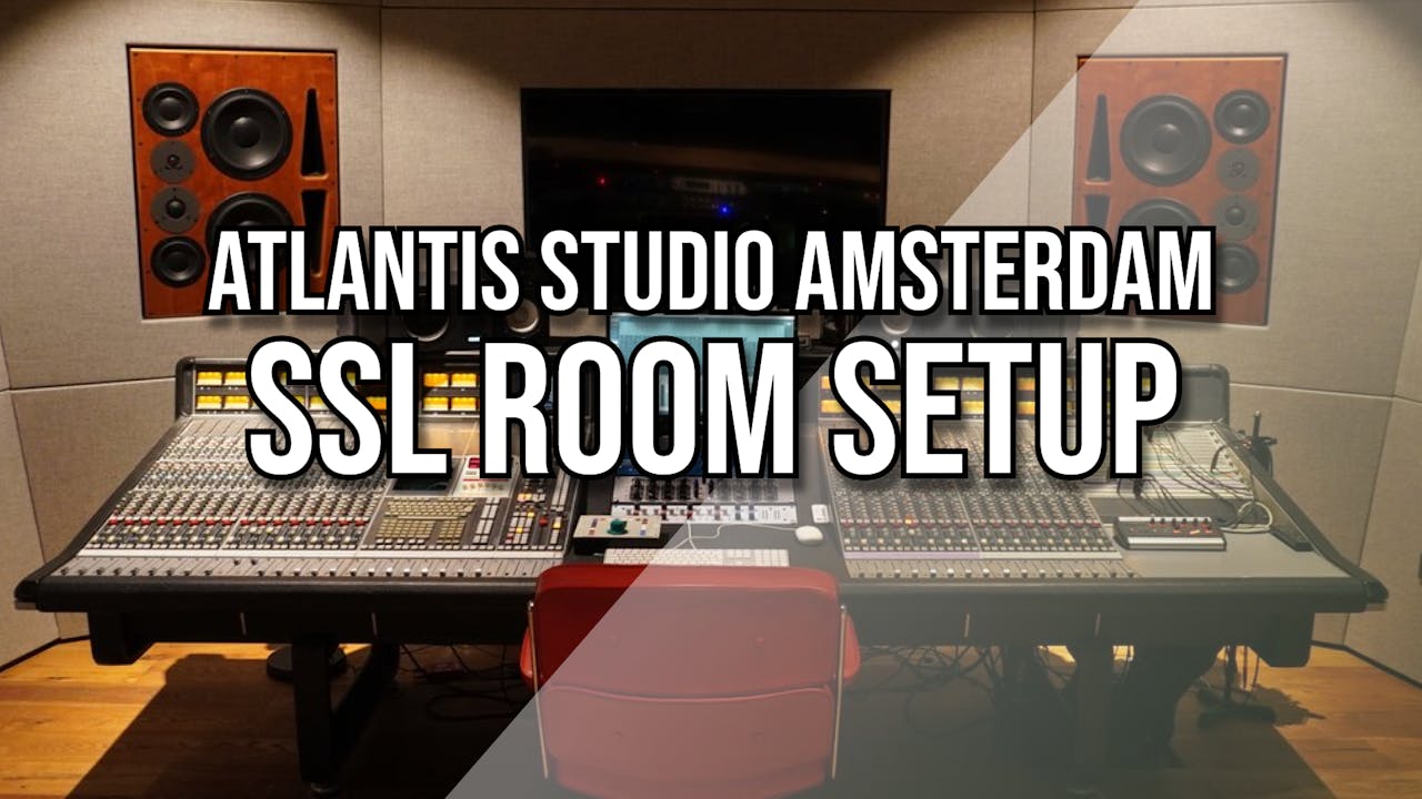 Atlantis Studio SSL room setup