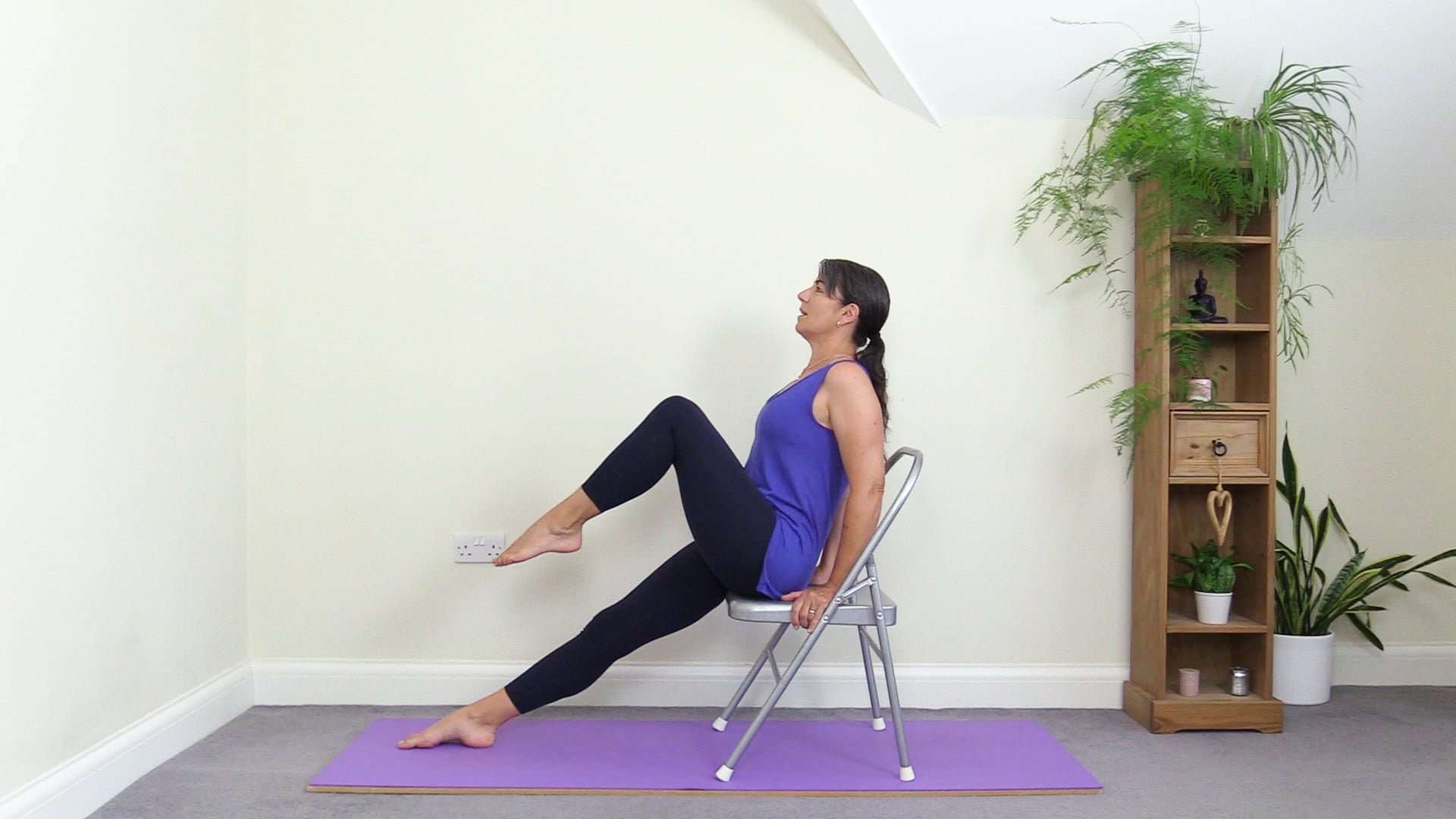 Leg Workout With A Chair