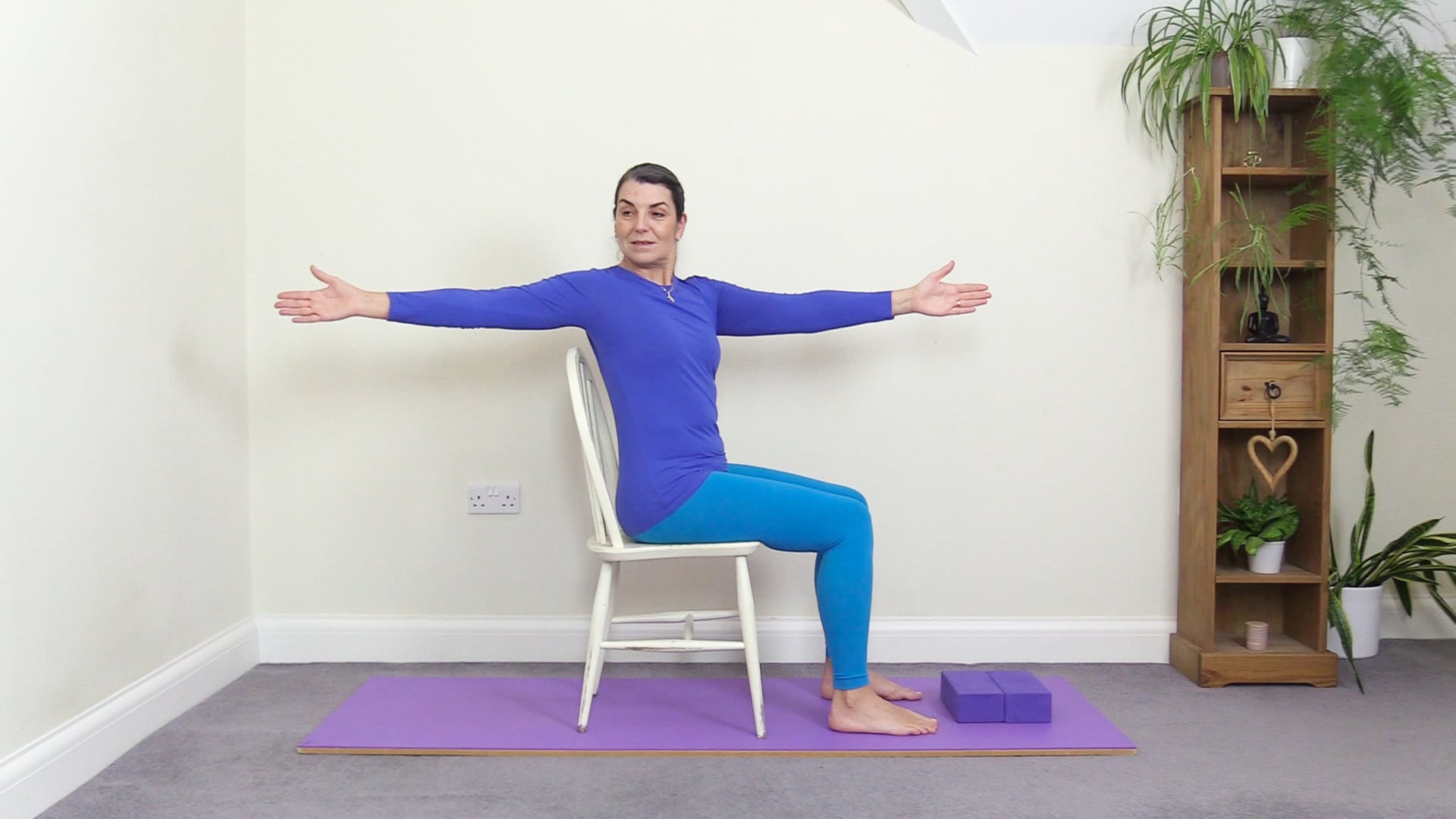 Mobility Practice On A Chair