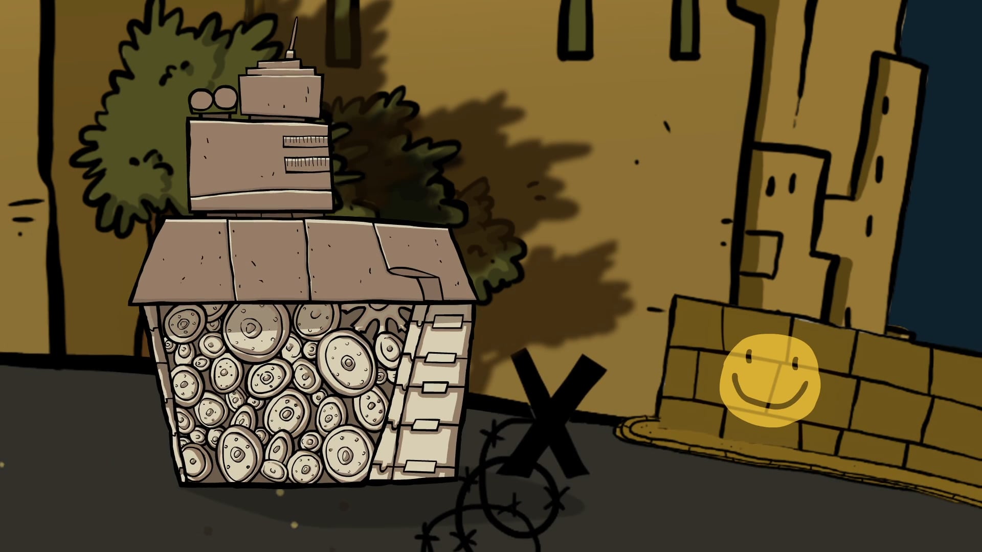 Animation window fall