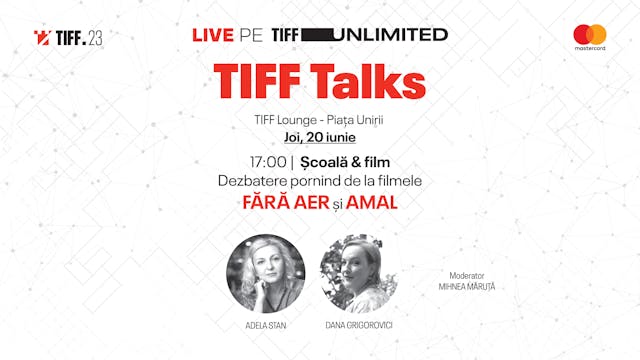 TIFF Talks | Școală & film