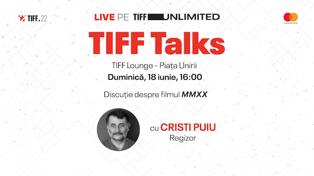 TIFF Talks | Cristi Puiu