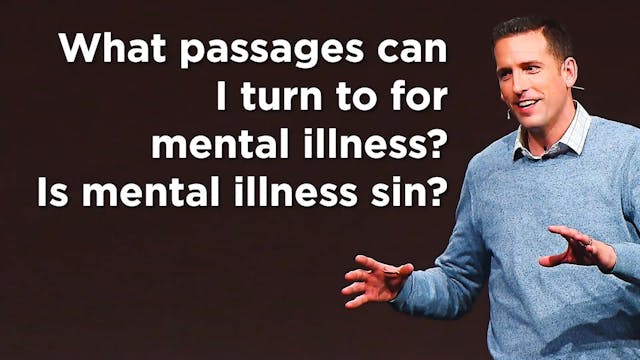 Is Mental Illness a Sin?