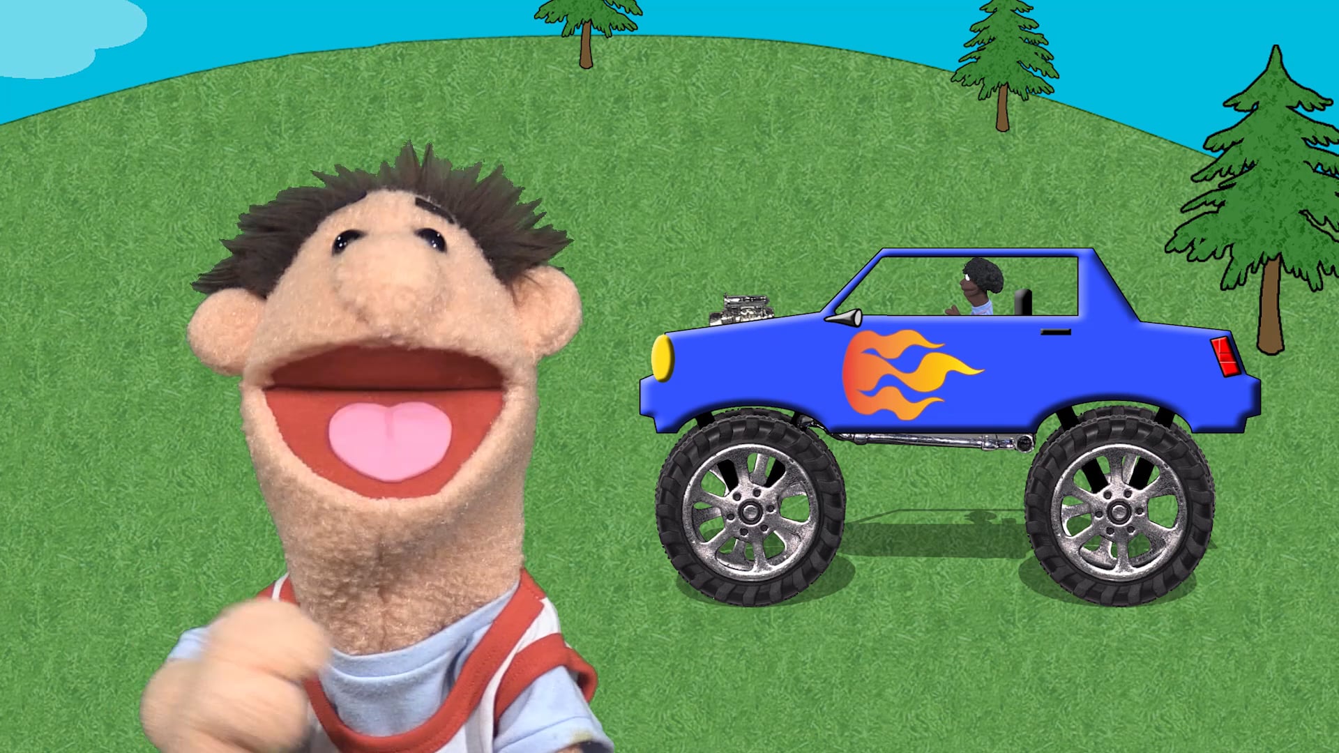 Blue Donk on the Stunt Track