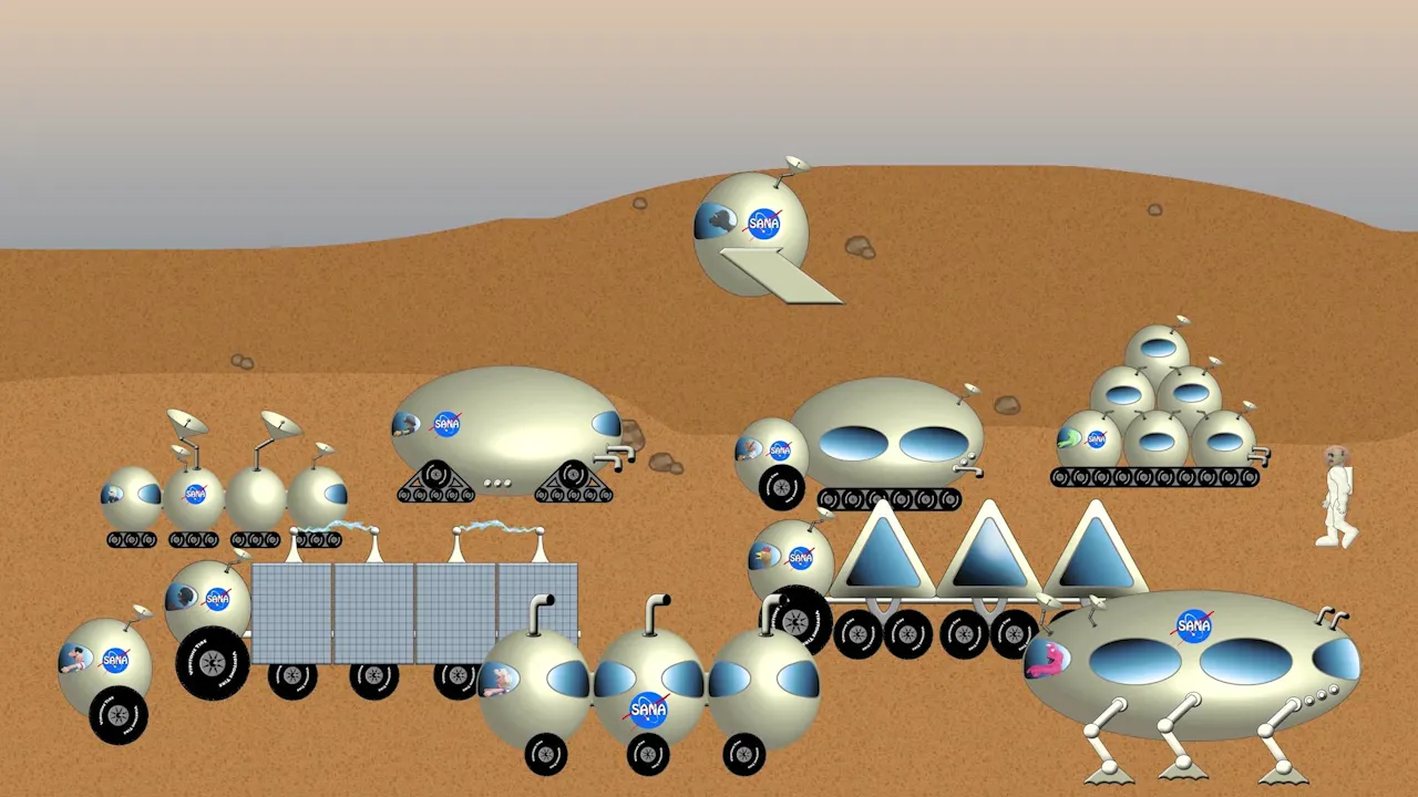 Mars Colony Song - Kids Music - Vids4Kids.tv
